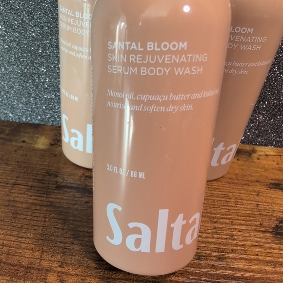 Saltair Santal Bloom Rejuvenating Serum Body Wash Travel Size 3oz Pack Of 3 - Picture 2 of 4